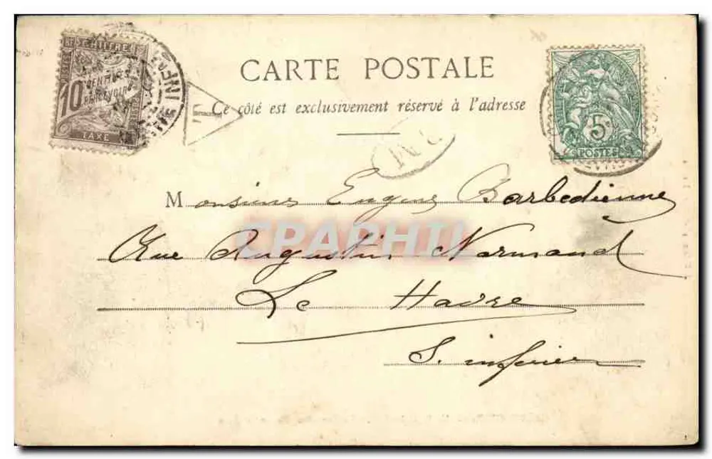 Crèveceur-en-Auge (Calvados) — Der Kreuzungspunkt der Straße nach Caen — J. Fillion, Foto-Verlag, Lisieux - Rückseite