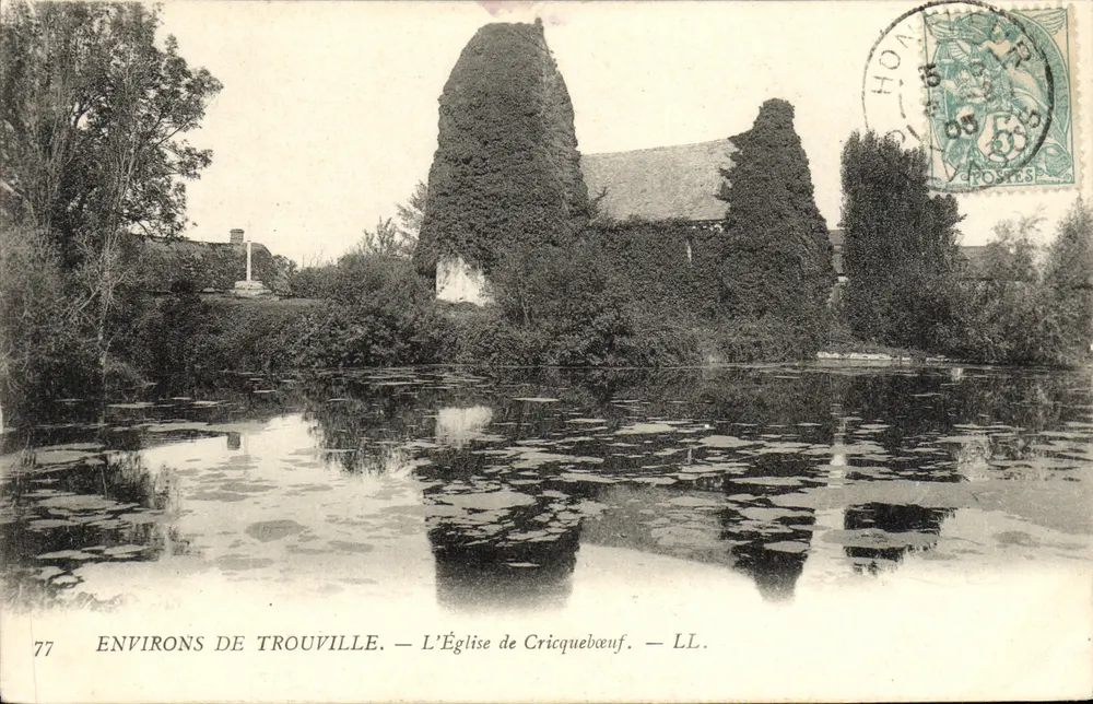 Umgebung von Trouville — Die Kirche von Cricquebœuf — LL - Vorderseite