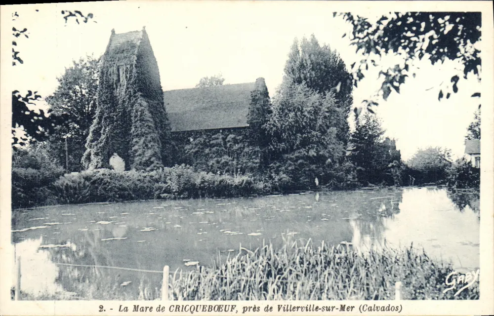 Der See von CRICQUEBOEUF, in der Nähe von Villerville-sur-Mer (Calvados) — Gaby, n°2 - Vorderseite