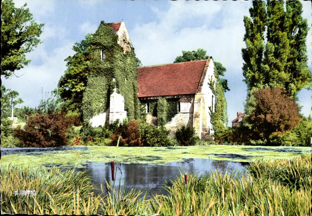Kirche mit Efeu — Cricquebec (Calvados) — Edition « La Cigogne » - Vorderseite