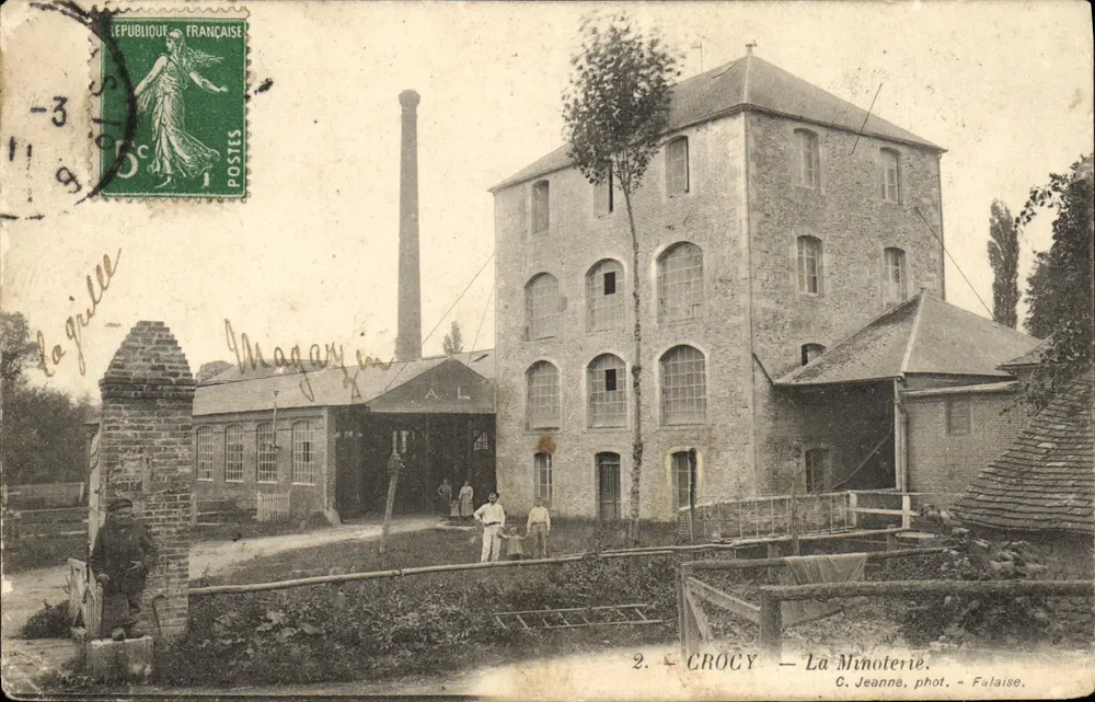 CROCY — La Minoterie — C. Jeanne, phot. - Falaise. - Frente