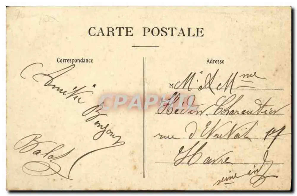 CROISSANVILLE – Fabrik und Kirche aus der Vogelperspektive – Edition L. Soyer - Rückseite