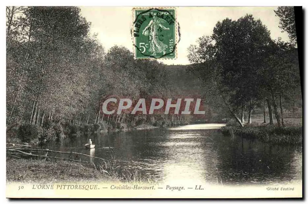 Pittoreske ORNE — Croisilles-Harcourt — Landschaft — LL. - Vorderseite