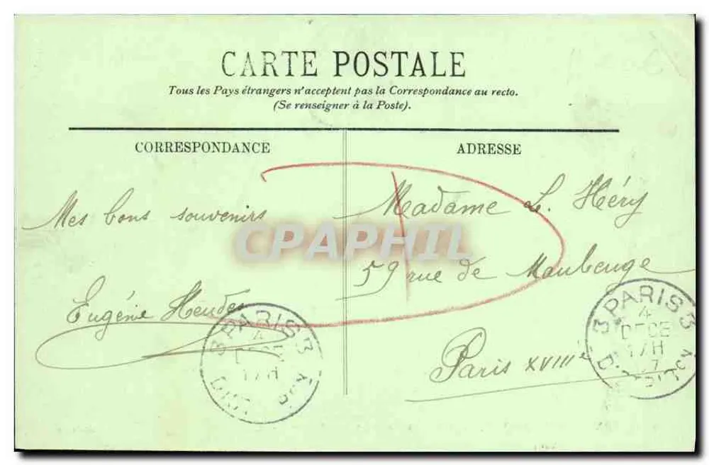 Pittoreske ORNE — Croisilles-Harcourt — Landschaft — LL. - Rückseite