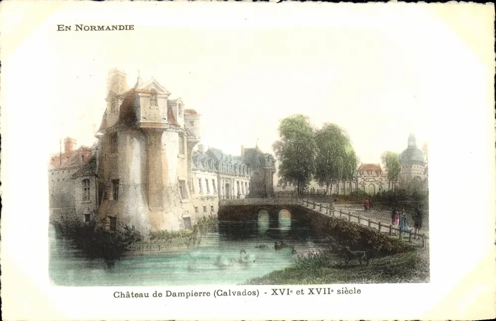 Castelo de Dampierre (Calvados) — Séculos XVI e XVII — Édition Artistique Supra, Paris - Frente