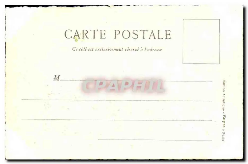 Castelo de Dampierre (Calvados) — Séculos XVI e XVII — Édition Artistique Supra, Paris - Verso