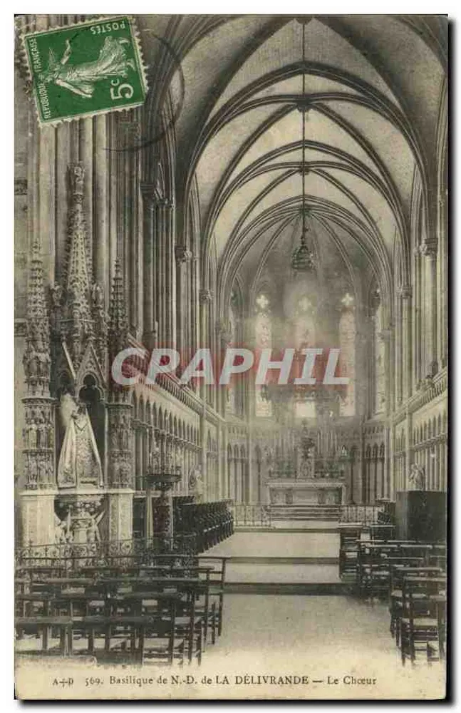 Basílica de N.-D. de LA DÉLIVRANDE — O Coro - Frente
