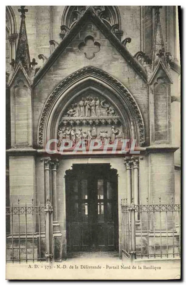 Nordportal der Basilika - N.-D. de la Délivrande — A. Dihlberg Verlag, Calvados, n° 573 - Vorderseite