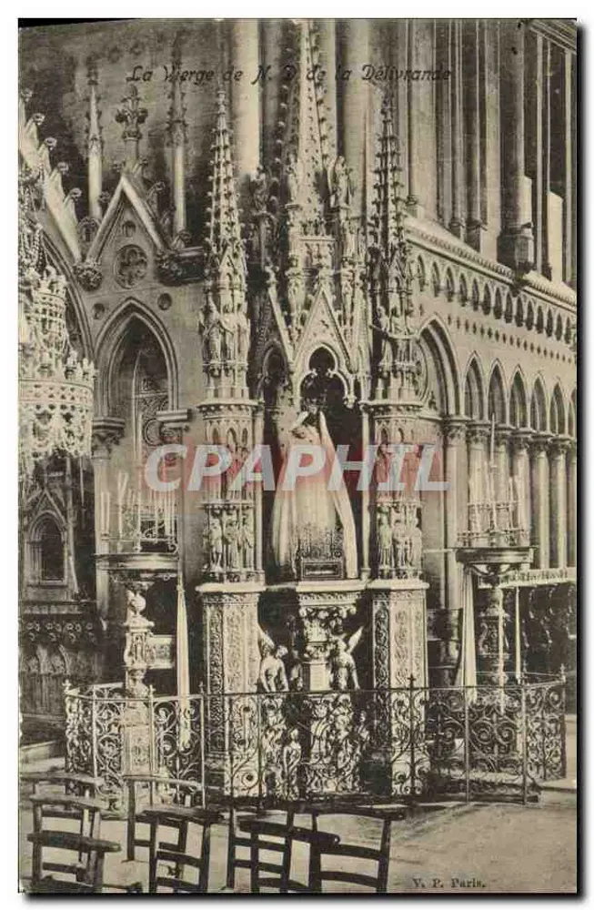 A Virgem de N.D. da Liberdade — Paris — Y. P. Paris - Frente
