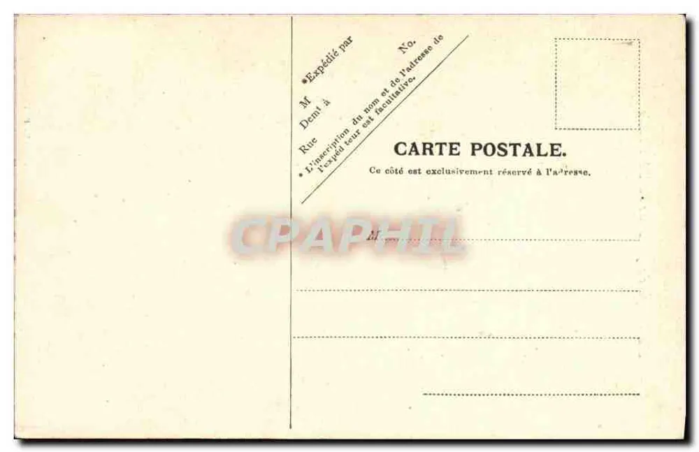 A Virgem de N.D. da Liberdade — Paris — Y. P. Paris - Verso