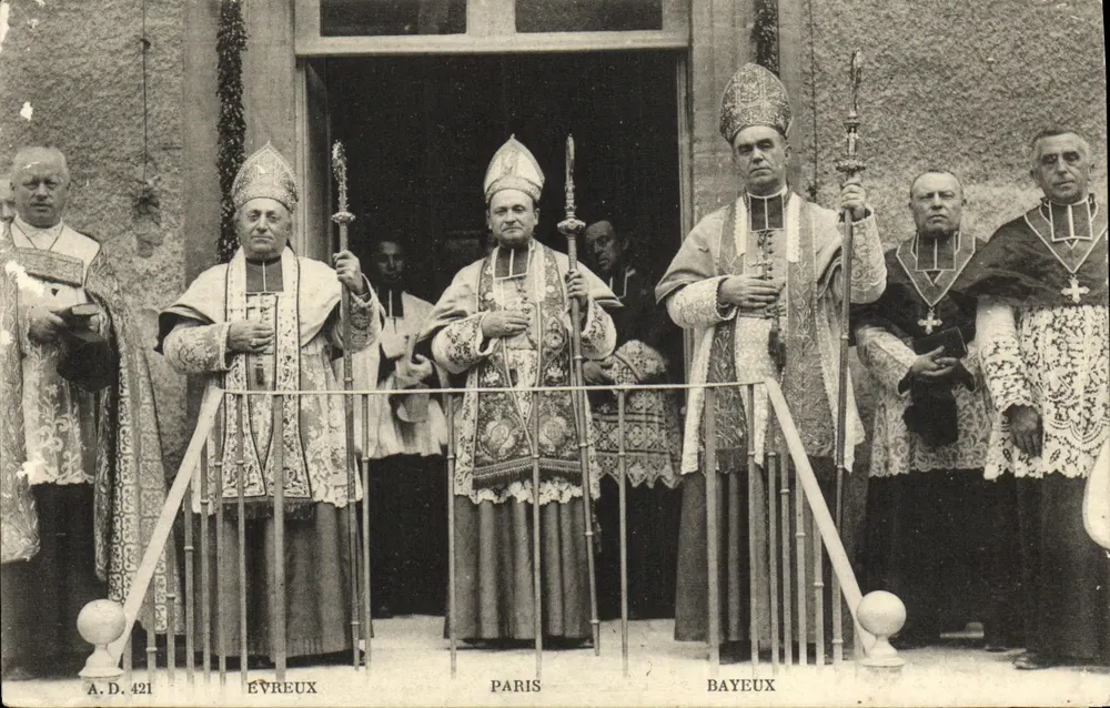 Celebração religiosa — Évreux, Paris, Bayeux — A.D. 421 - Frente