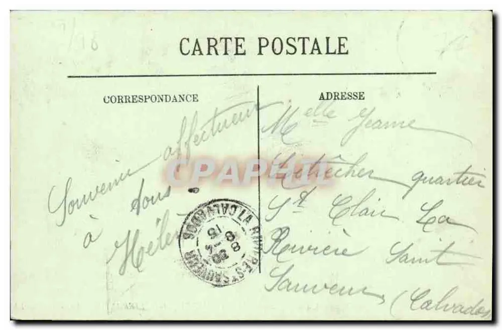 Douvres-la-Délivrande — Procissão — LL. - Verso
