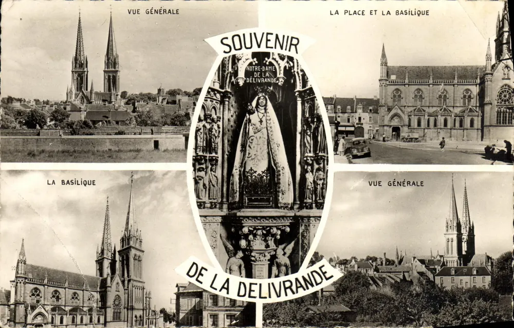 La Delivrande — Notre-Dame de la Delivrande et la basilique — Souvenir - Vorderseite