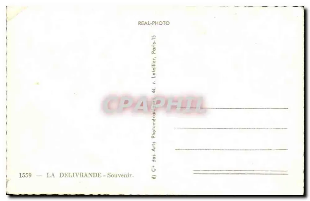 La Delivrande — Notre-Dame de la Delivrande et la basilique — Souvenir - Rückseite