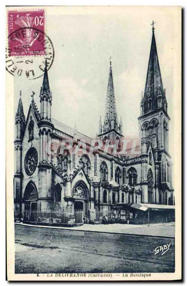 La Delivrande (Calvados) — A Basílica — Saby - Frente