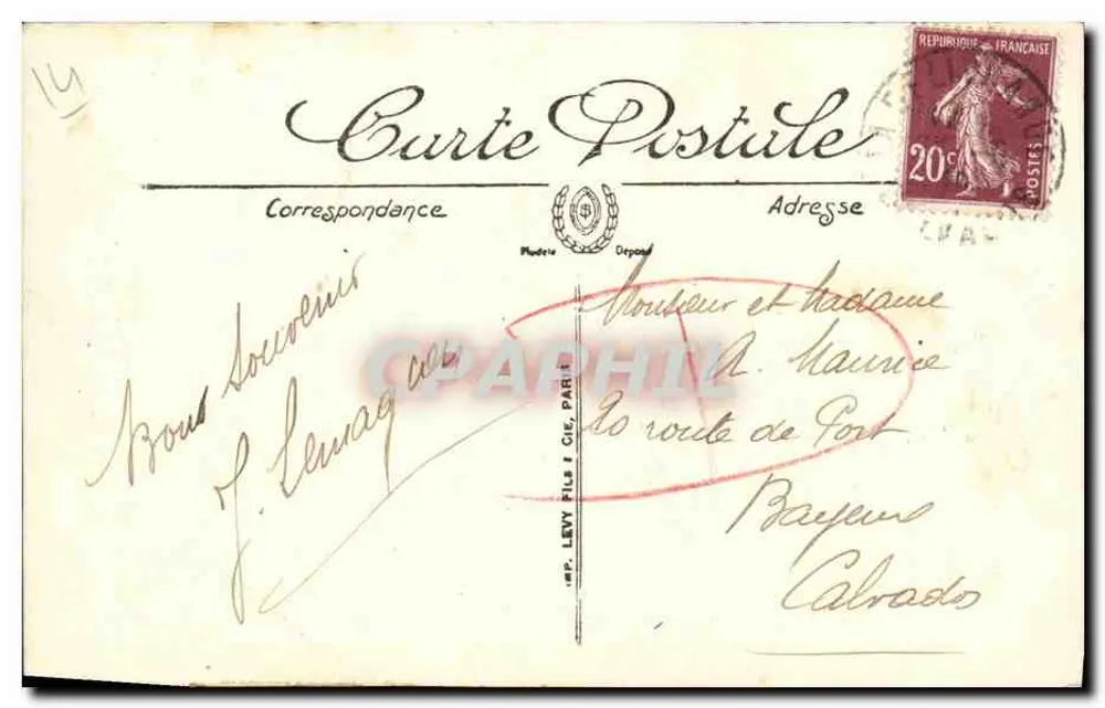 Douvres-la-Délivrande — Notre-Dame de la Délivrande — LL - Rückseite