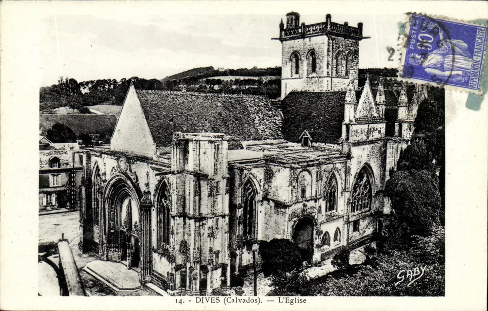 Dives (Calvados) — A Igreja — Saby - Frente