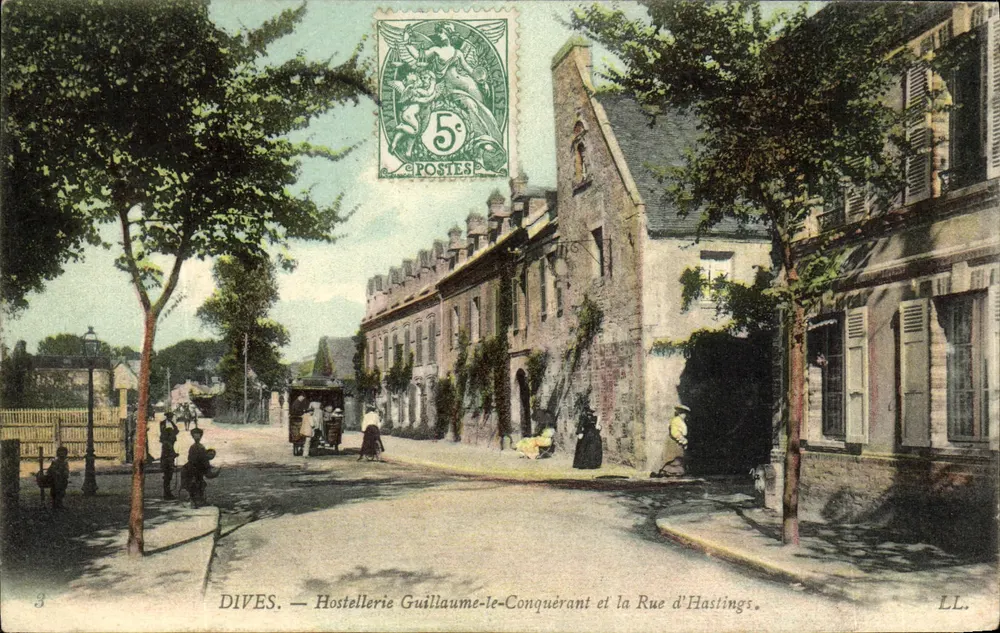 Dives — Hostellerie Guillaume-le-Conquérant und Rue d'Hastings — LL. - Vorderseite
