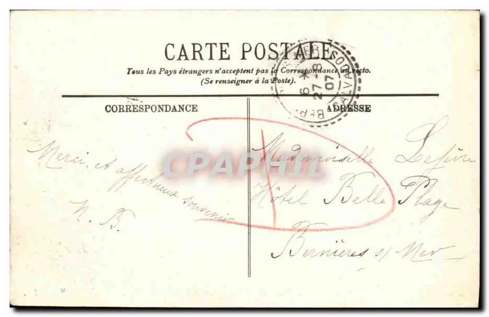 Dives — Hostellerie Guillaume-le-Conquérant und Rue d'Hastings — LL. - Rückseite