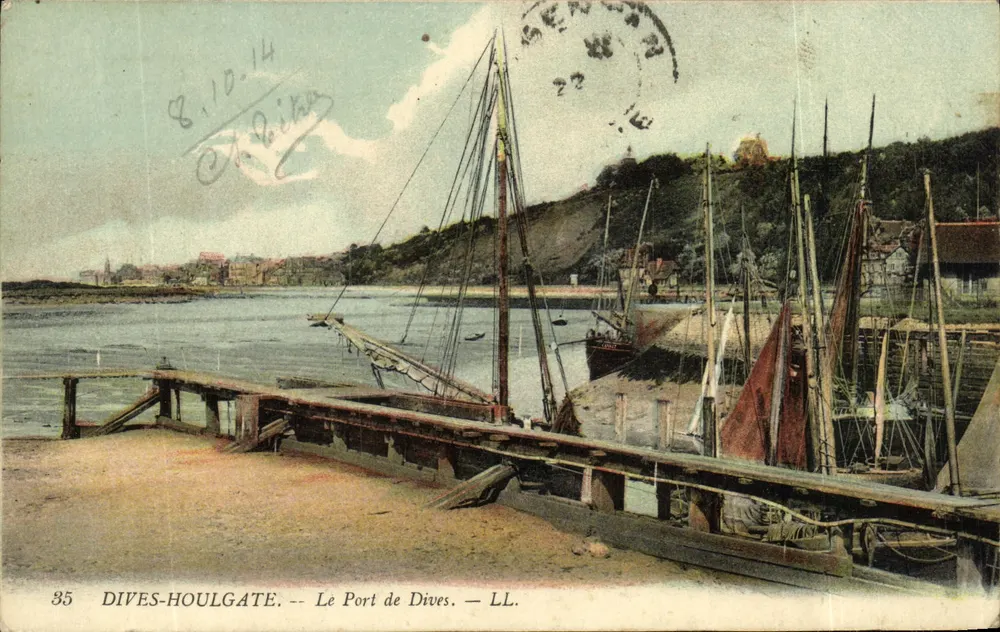 Dives-Houlgate — Der Hafen von Dives — LL. — n°35 - Vorderseite