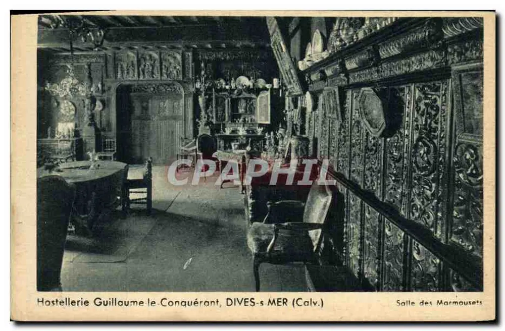Saal der Marmousets — Hostellerie Guillaume le Conquérant, Dives-sur-Mer (Calv.) - Vorderseite
