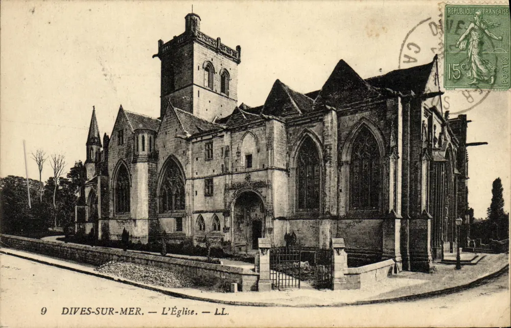 Dives-sur-Mer — A Igreja — LL. — Editor LL. - Frente