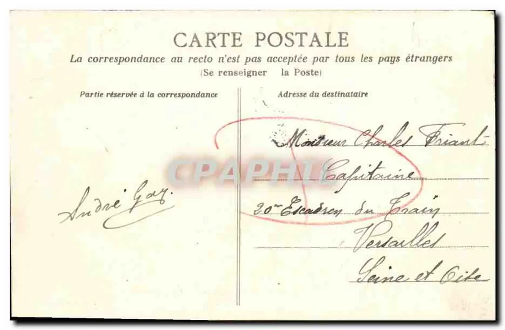 Dives - Die Hostellerie von Wilhelm dem Eroberer. Haupteingang — Calvados — Sammlung AD - Rückseite