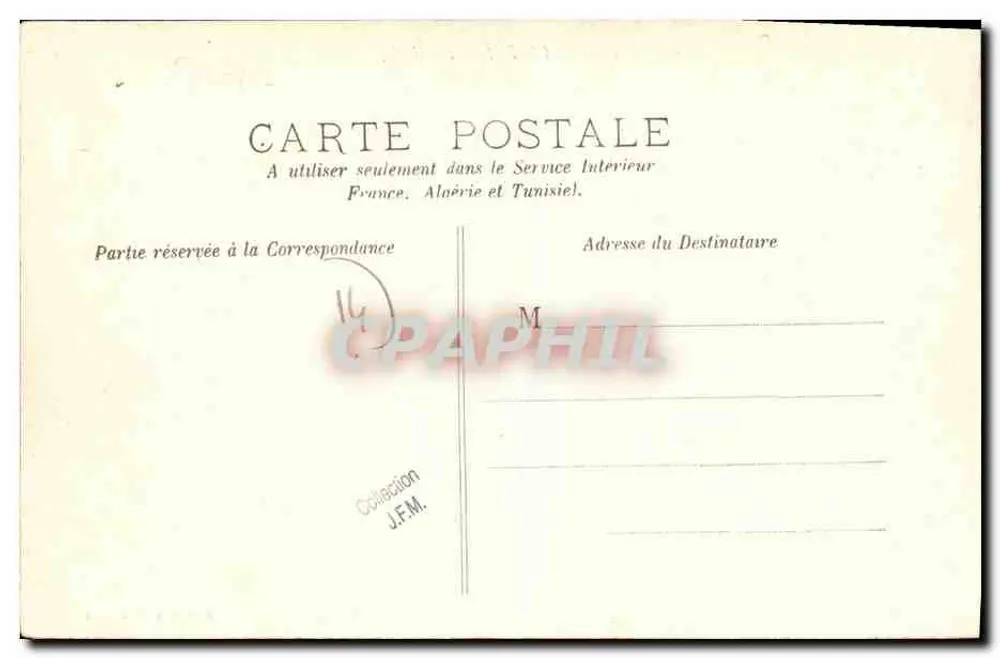 Dives — La Halle — Richier, uitgever — Caen - Achterkant