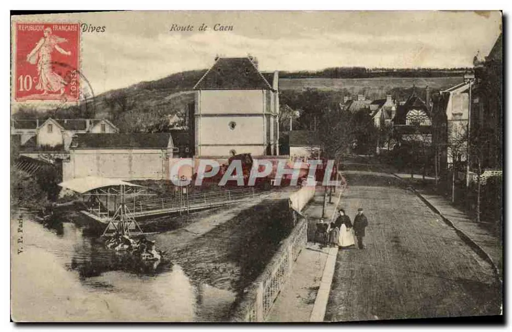 Dives — Route de Caen — Y. P. Paris - Vorderseite