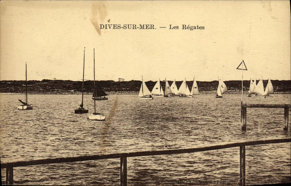 Dives-sur-Mer — As Regatas — Editor L. Rouette - Frente
