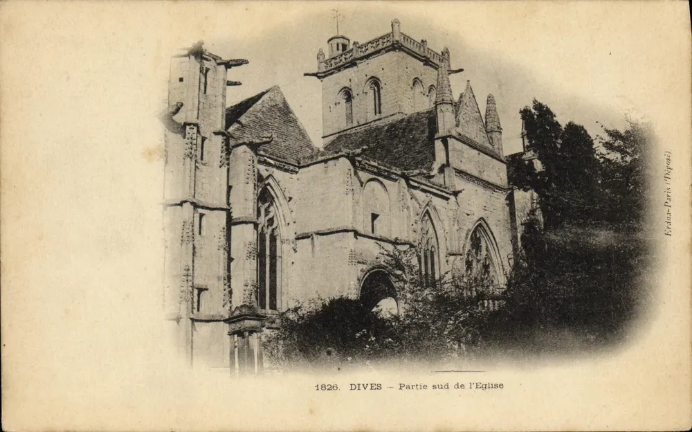 Dives — Parte sud della Chiesa — Edizione Parigi (Deposito) - Recto
