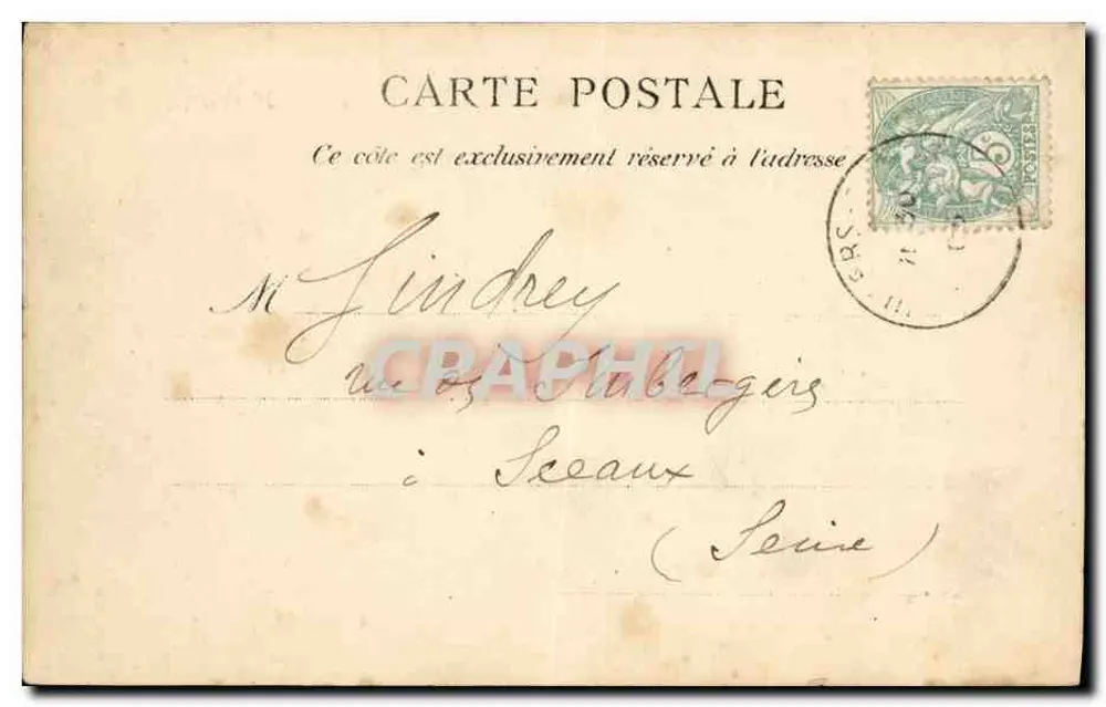 Dives — Parte sud della Chiesa — Edizione Parigi (Deposito) - Verso