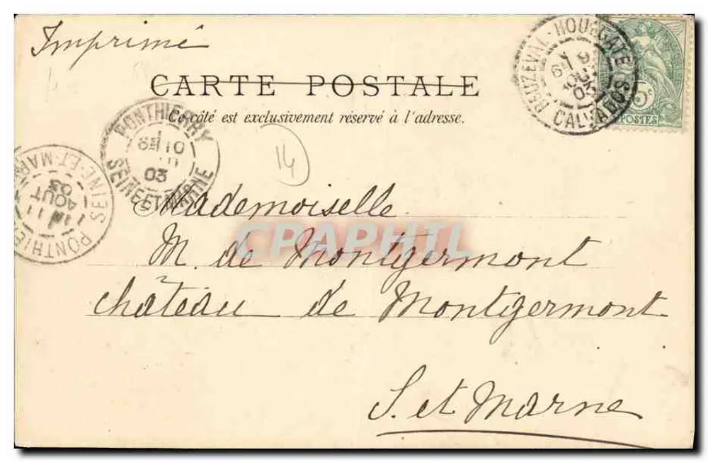 Dives-sur-Mer — O Porto — editor Dives-sur-Mer, n° 37 - Verso