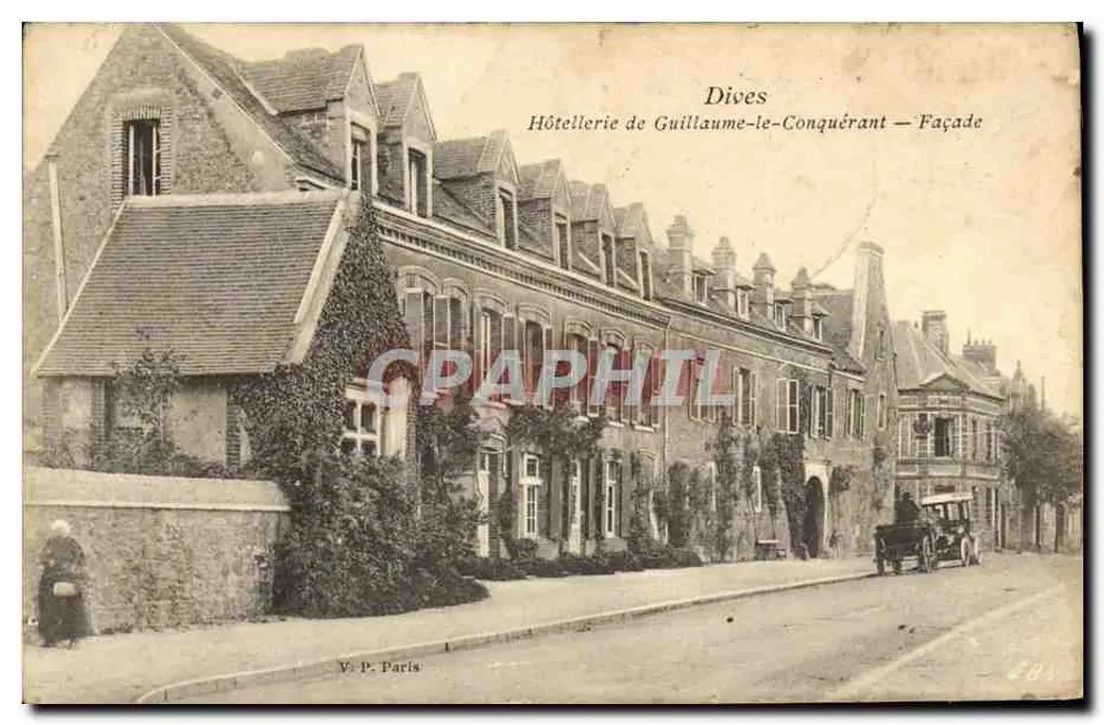 Dives — Hóspede de Guillaume-le-Conquérant — Fachada — V.P. Paris - Frente