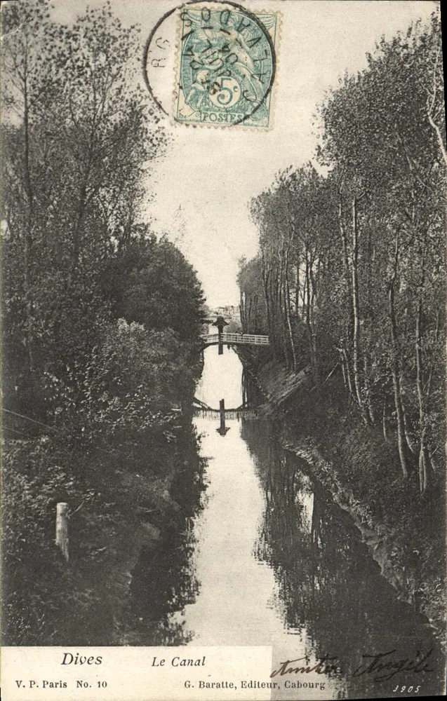 Dives — O Canal — G. Baratte, Editor, Cabourg, No. 10 - Frente