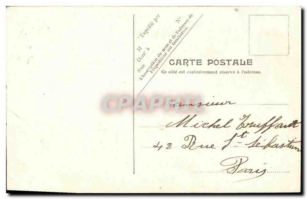 Dives — O Canal — G. Baratte, Editor, Cabourg, No. 10 - Verso