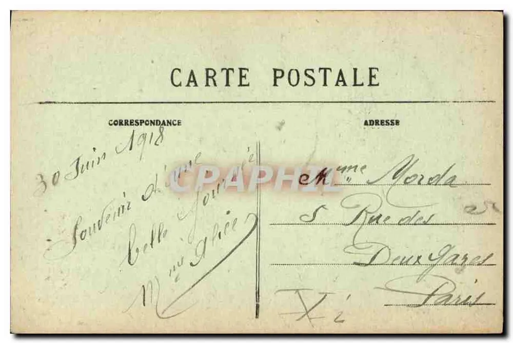 Divès-sur-Mer — De Kerk (xi° en xiv° eeuw) — M. C., foto, Divès - Achterkant