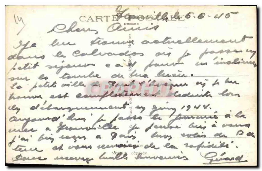 Deauville, « La Plage Fleurie » — Die Basins — Verlag SANDY, n°2 - Rückseite