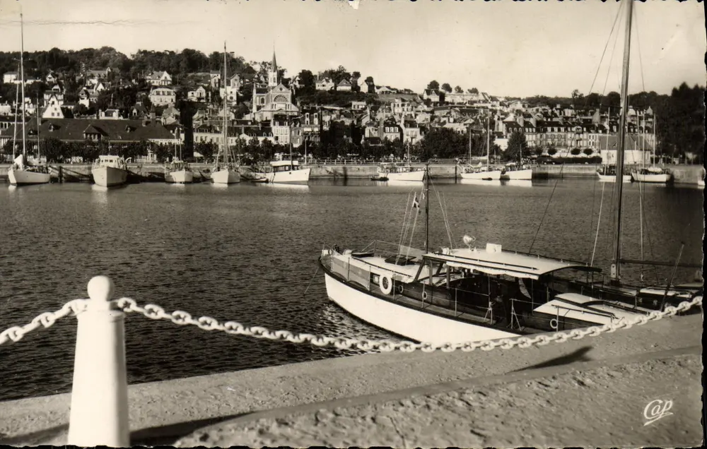 Deauville-Trouville — Der Yachthafen — Réal-Photo, Paris - Vorderseite