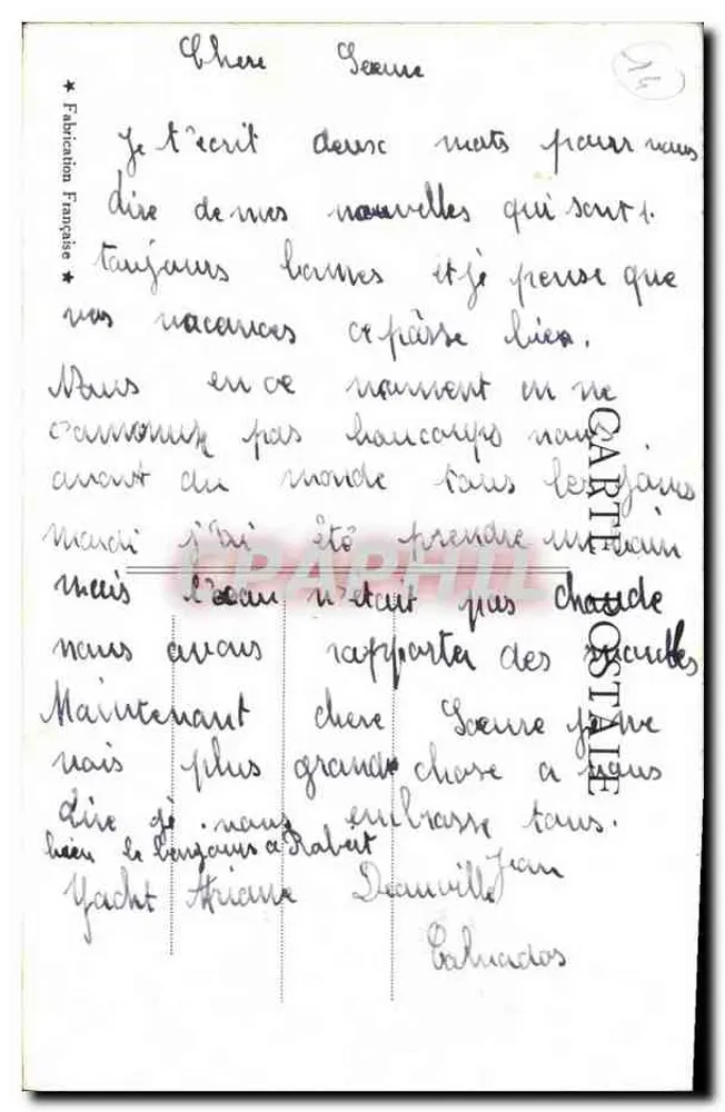 Deauville (Caleados) — Der Yacht-Hafen — Verlag Caleados - Rückseite