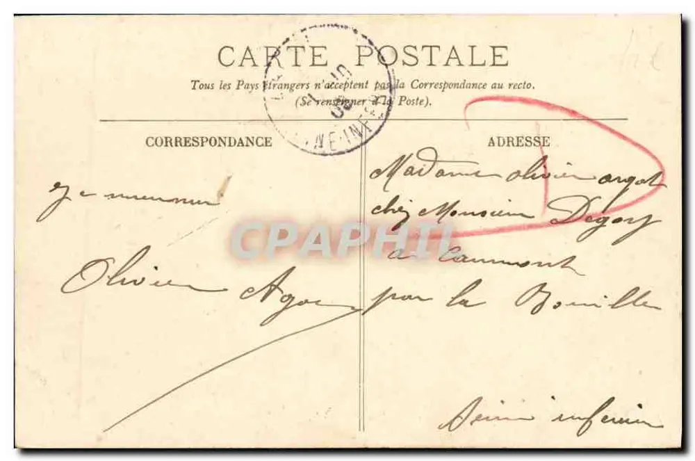 Deauville — Der Yacht-Hafen und der Leuchtturm — LL. - Rückseite