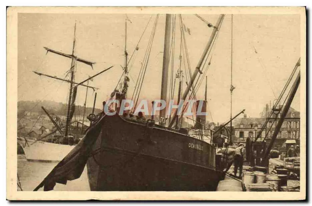 Deauville — Le Bassin du Commerce — Cartes 'La Cigogne' - Vorderseite