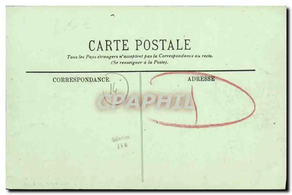 Deauville — Die Einfahrt zu den Becken bei Ebbe — LL. — 192 - Rückseite