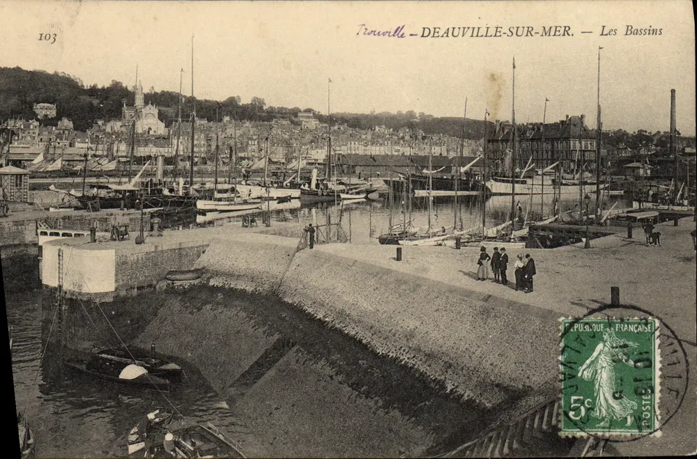 Tiruville - Deauville-sur-Mer — Die Becken — Unbekannter Verleger, Nr. 103 - Vorderseite