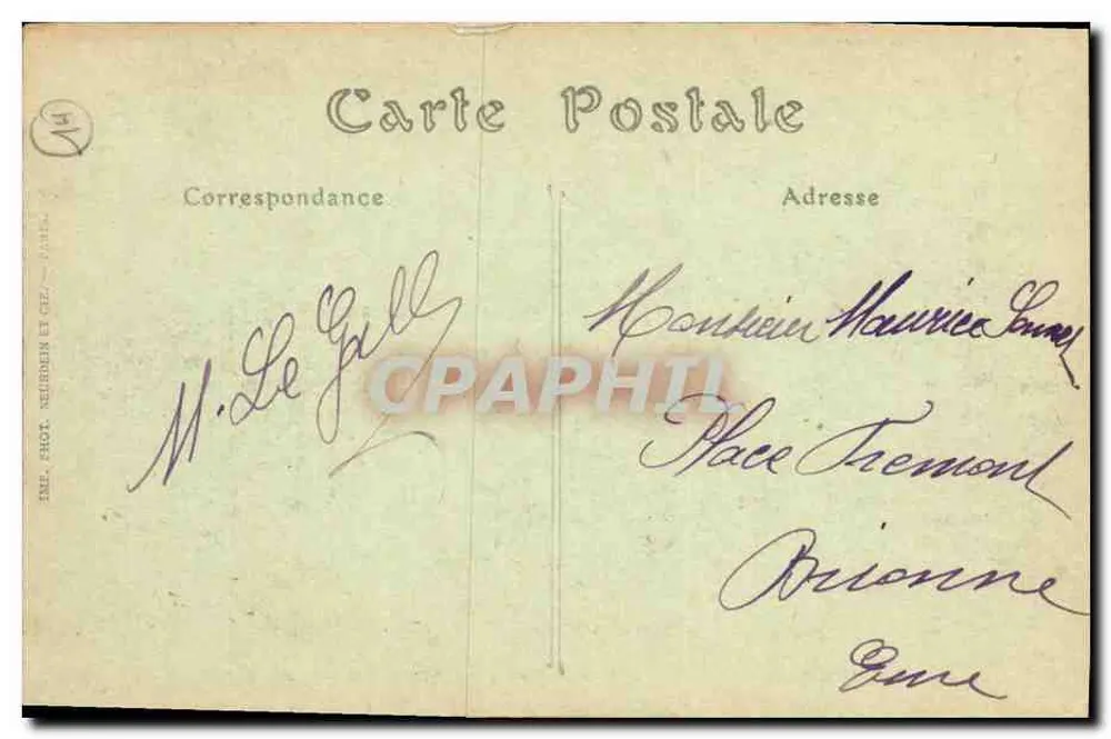 Deauville-la-Plage-Fleurie — Der Yachthafen — ND. Foto. - Rückseite