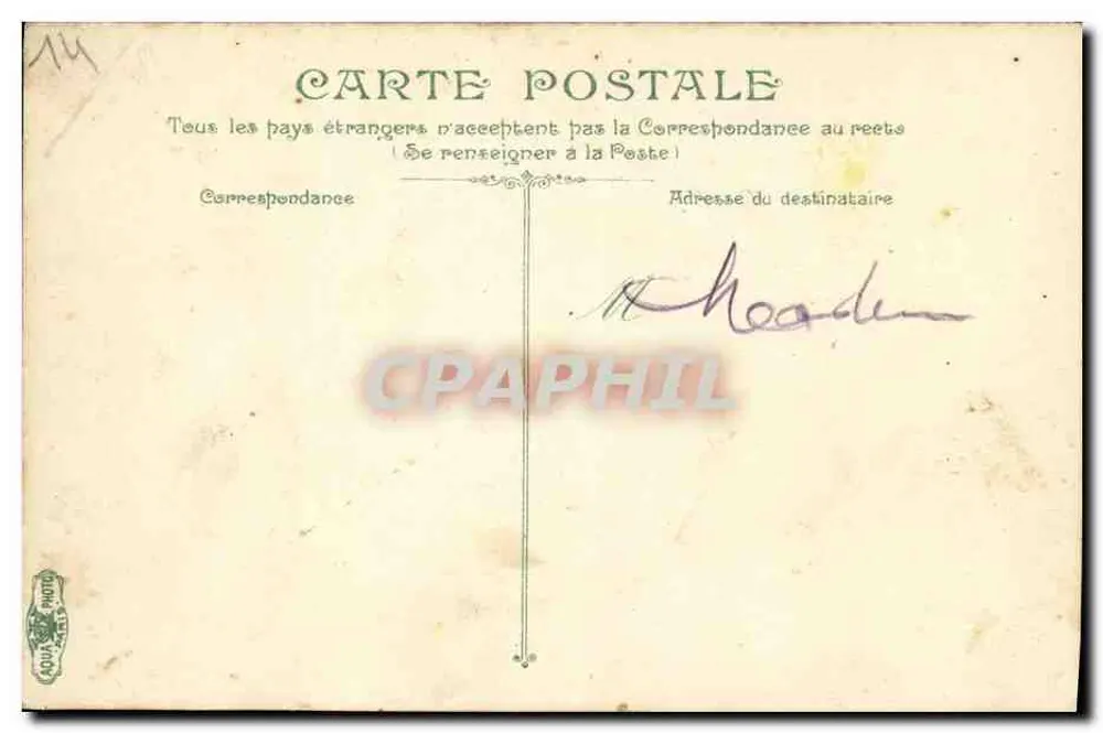 Die Yachten und der Hafenmund — Deauville — I.V. & Cie - Rückseite