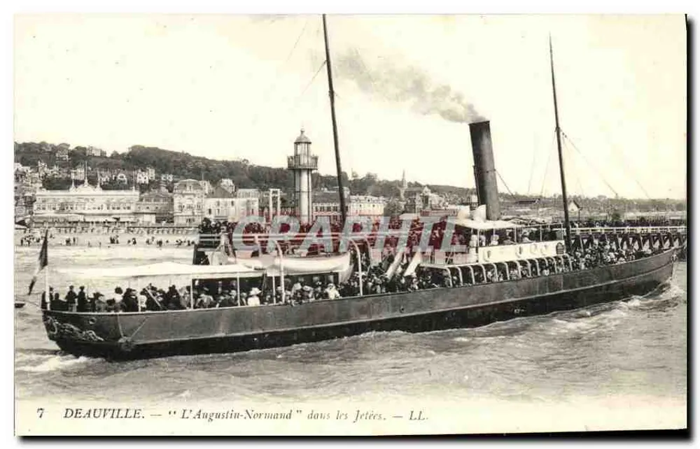 Deauville — Der Augustin-Normand an den Docks — LL - Vorderseite