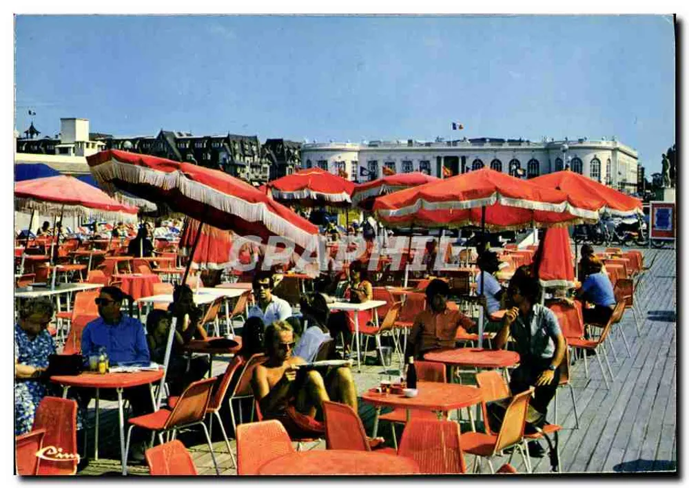 Deauville (Calvados) — 'Bar du Soleil' und Casino — Verlag Comblier Imprimeur Mâcon - Vorderseite