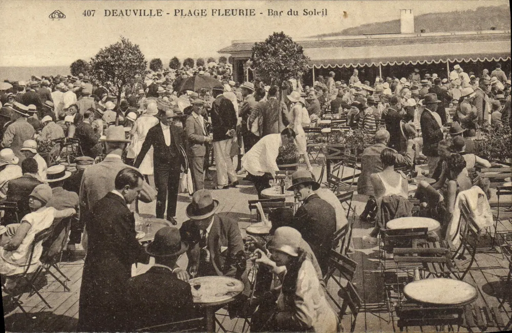 Deauville - Blütenstrand - Bar du Soleil — n° 407 - Vorderseite