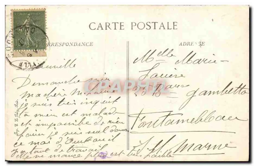 Deauville — Avenue de la République — Verlag E.P.D. Nr. 51 - Rückseite